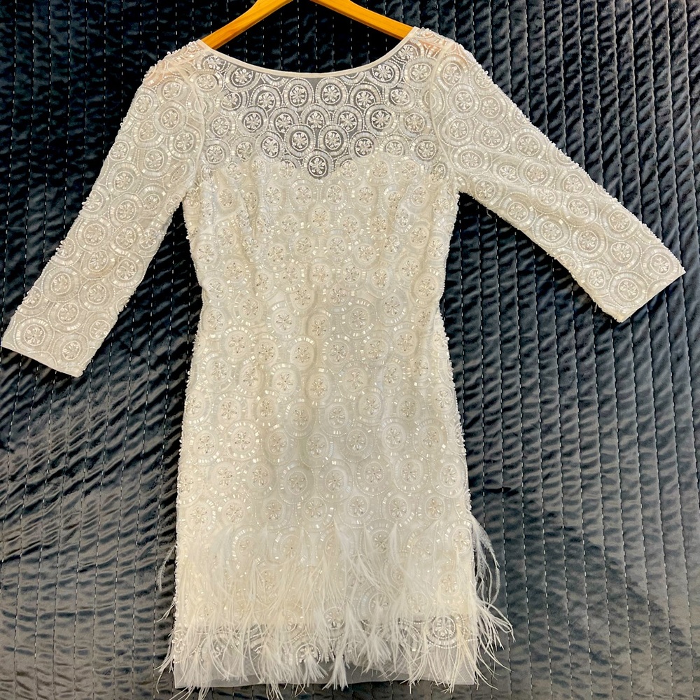 White wedding or party dress from BHLDN